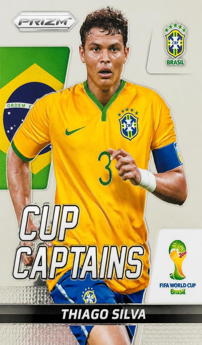 2014 Panini Prizm World Cup Thiago Silva [Silver] #28 card