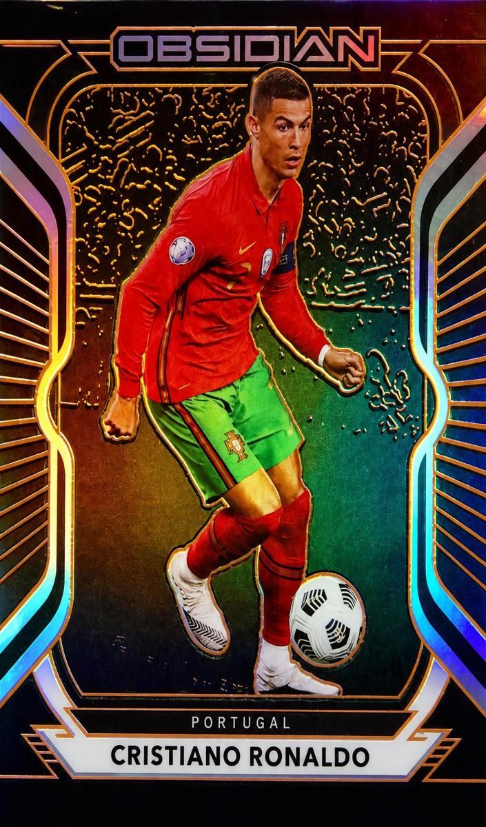 2020 Panini Obsidian Cristiano Ronaldo #2 card