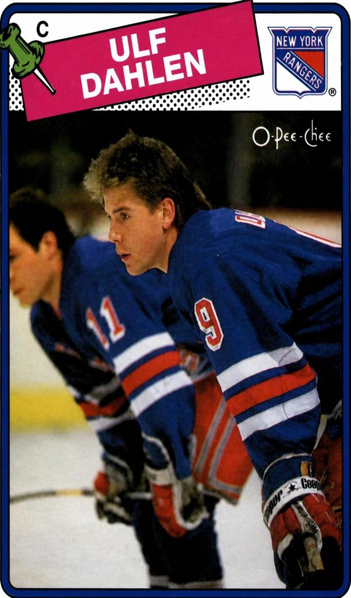 1988 O-Pee-Chee Ulf Dahlen #47 card