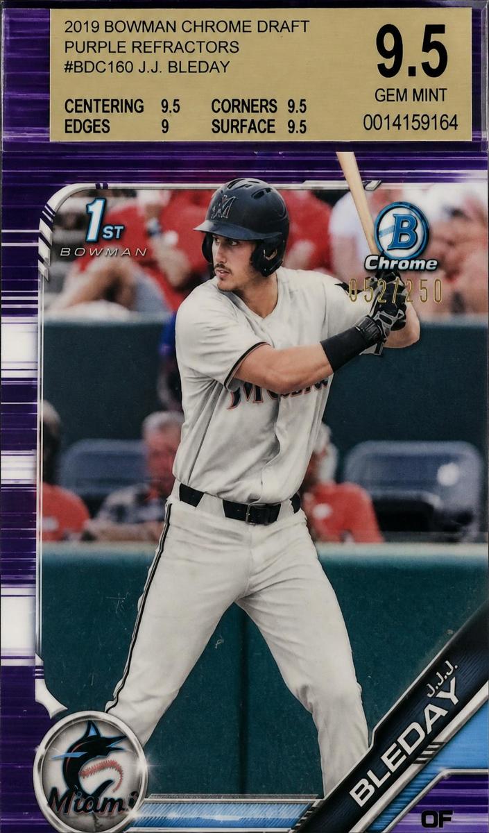2019 J.J. Bleday [Purple] #BDC-150