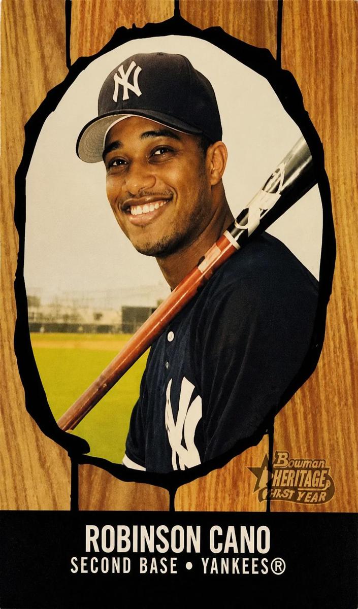 2003 Bowman Heritage Robinson Cano #210 card