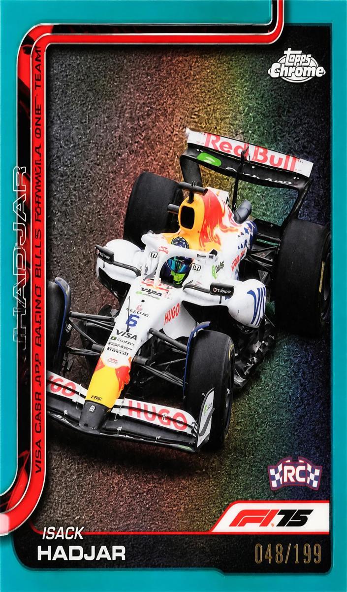 2025 Isack Hadjar [Aqua Refractor] #84