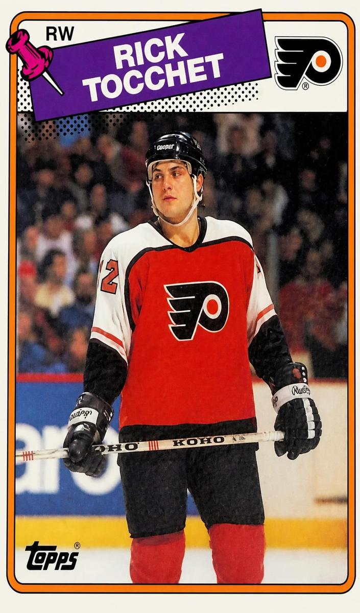 1988 Topps Rick Tocchet #177 card
