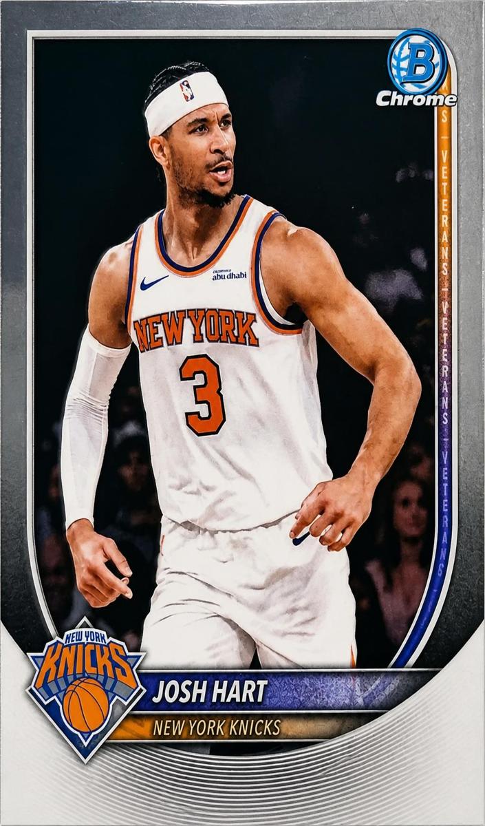 Josh Hart 2025 Bowman Basketball card
