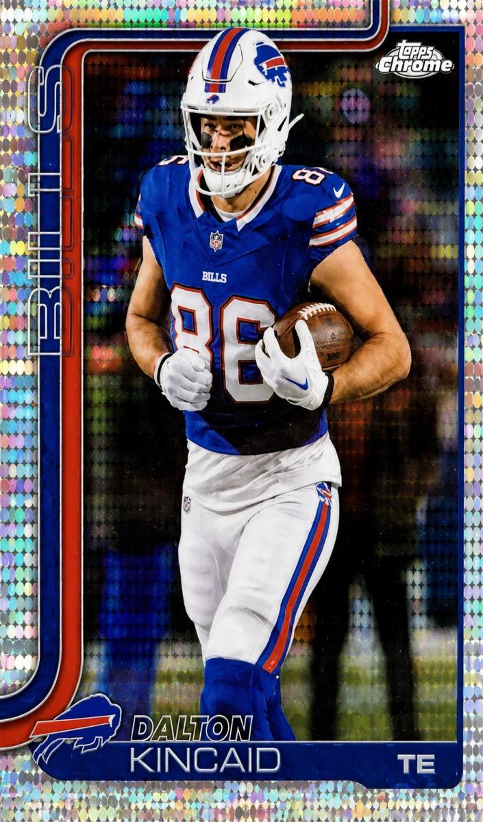 Dalton Kincaid 2025 Topps Chrome Football card