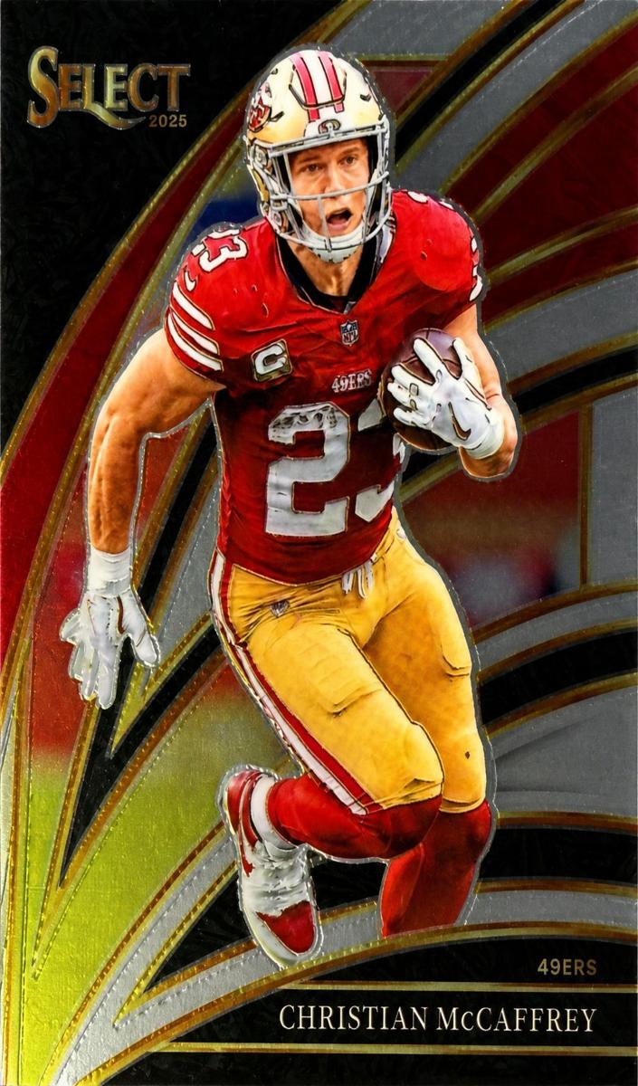 Christian McCaffrey 2025 Select Football card