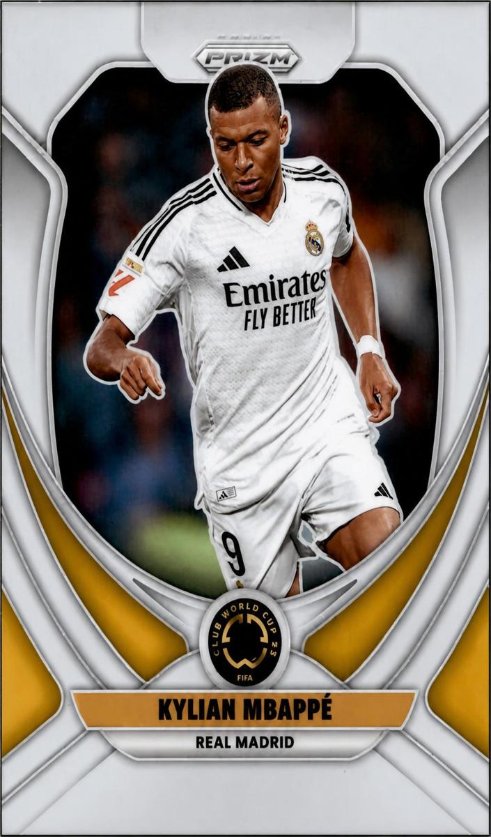 2025 Panini Prizm FIFA Club World Cup Kylian Mbappe [Silver] #164 card