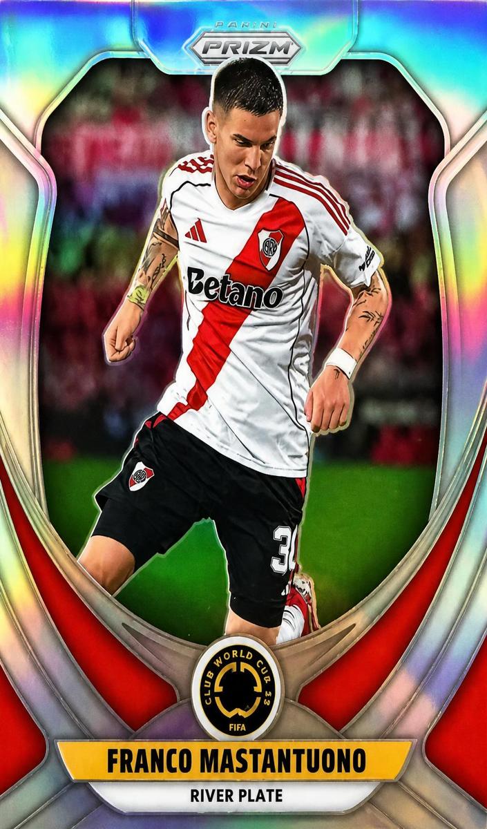 2025 Panini Prizm FIFA Club World Cup Franco Mastantuono [Silver] #175 card