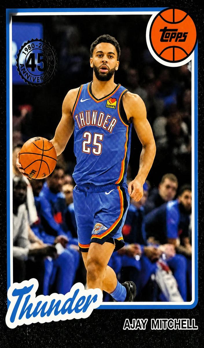 Ajay Mitchell 2025 Topps Basketball card