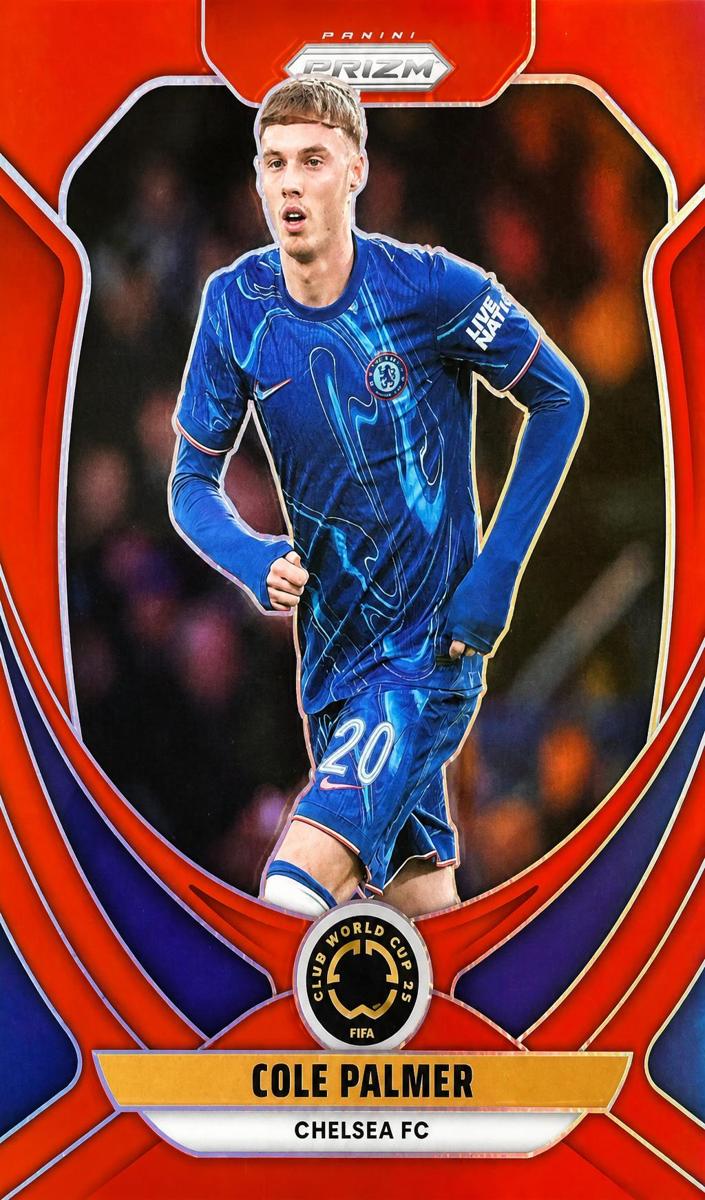 2025 Panini Prizm FIFA Club World Cup Cole Palmer [Red] #67 card