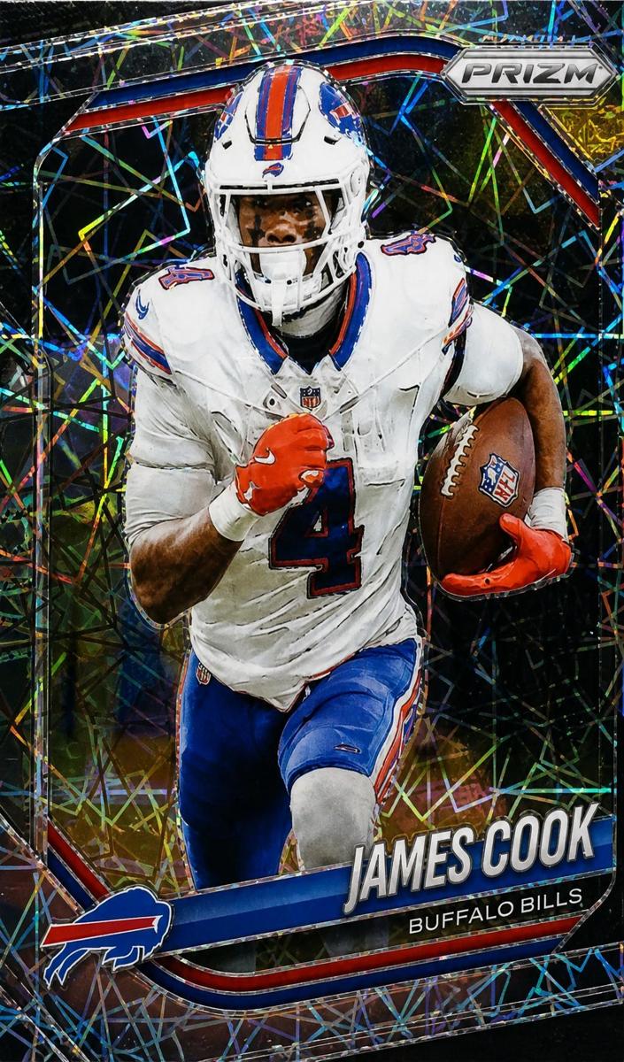 James Cook 2025 Prizm Football card