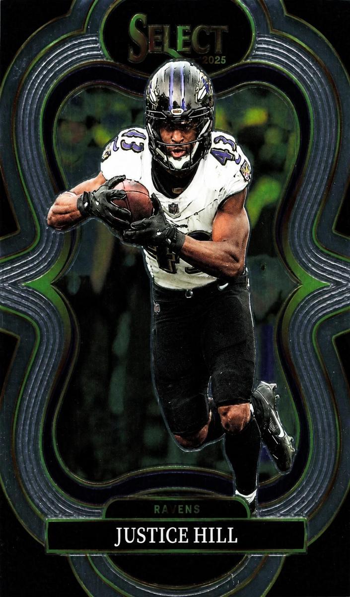 Justice Hill 2025 Select Football card