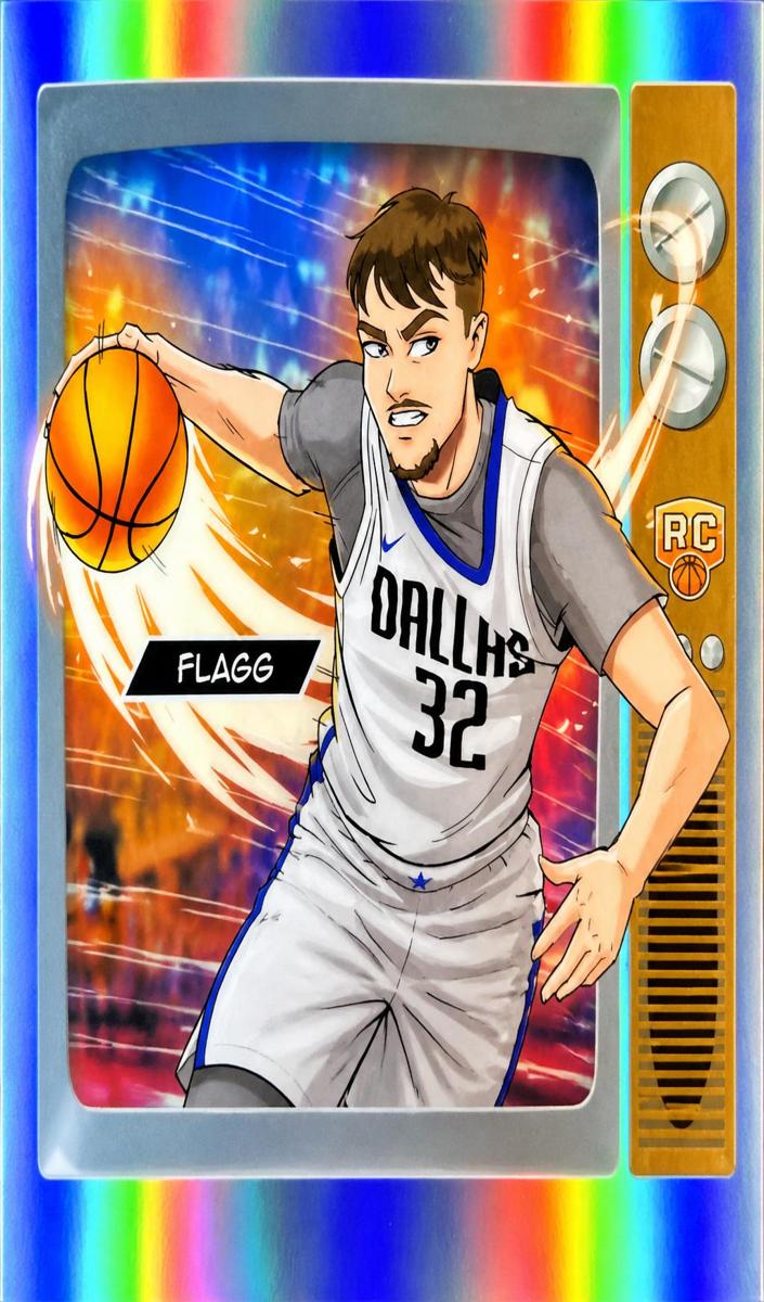 2025 Bowman NBA Anime Cooper Flagg #NBA-A19 card