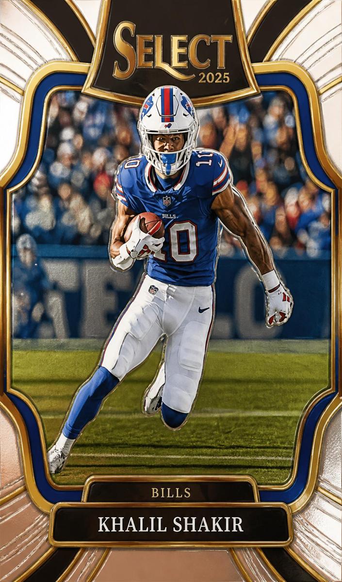 Khalil Shakir 2025 Select Football card