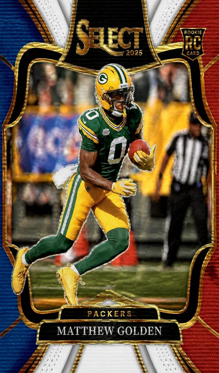 2025 Panini Select Matthew Golden [Silver Prizm] #467 card