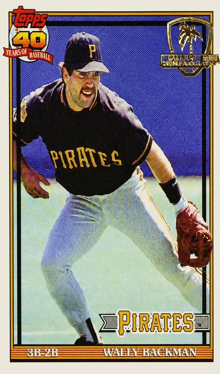 1991 Wally Backman #722