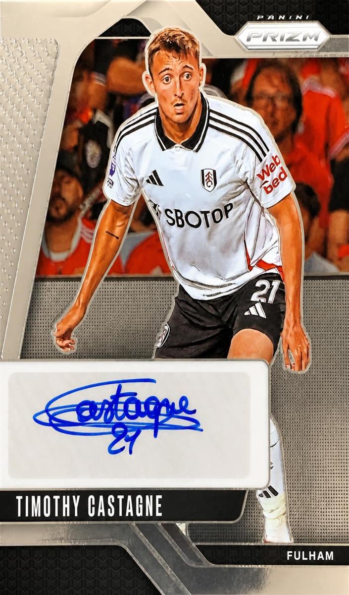 2024 Panini Prizm Premier League Timothy Castagne #S-TC card