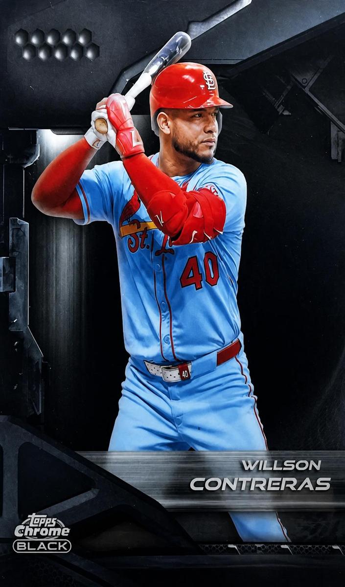 2026 Topps Chrome Black Willson Contreras #53 card