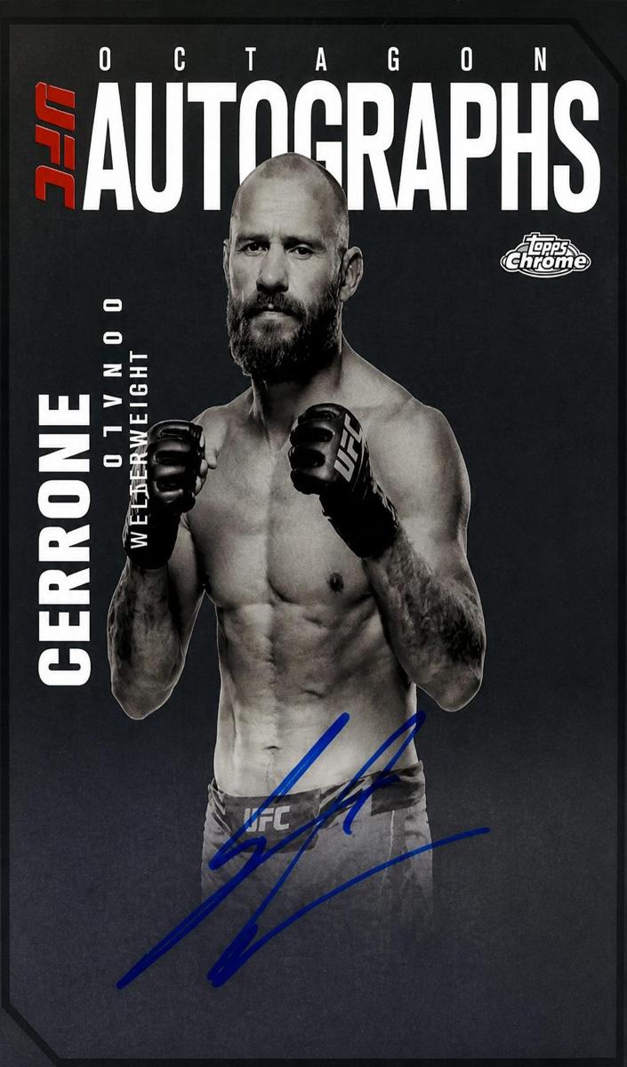 2025 Topps Chrome Donald Cerrone #OLA-DE card