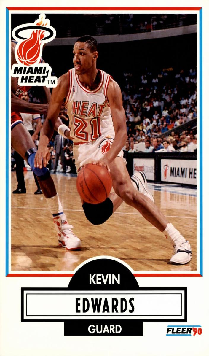1990 Fleer Kevin Edwards #99 card