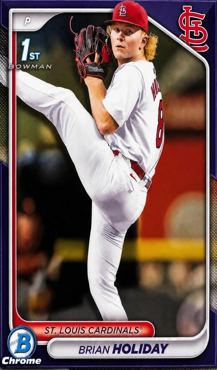 Brian Holiday 2024 Bowman Draft Chrome card