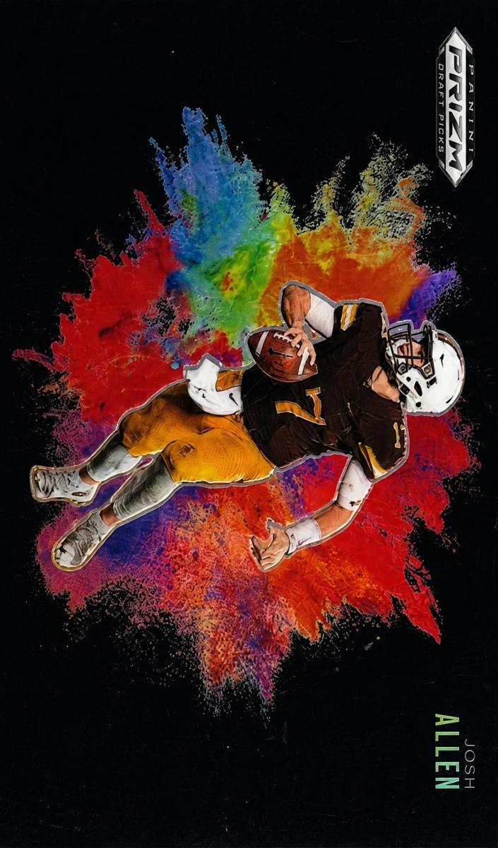 2025 Panini Prizm Color Blast #25 Josh Allen front