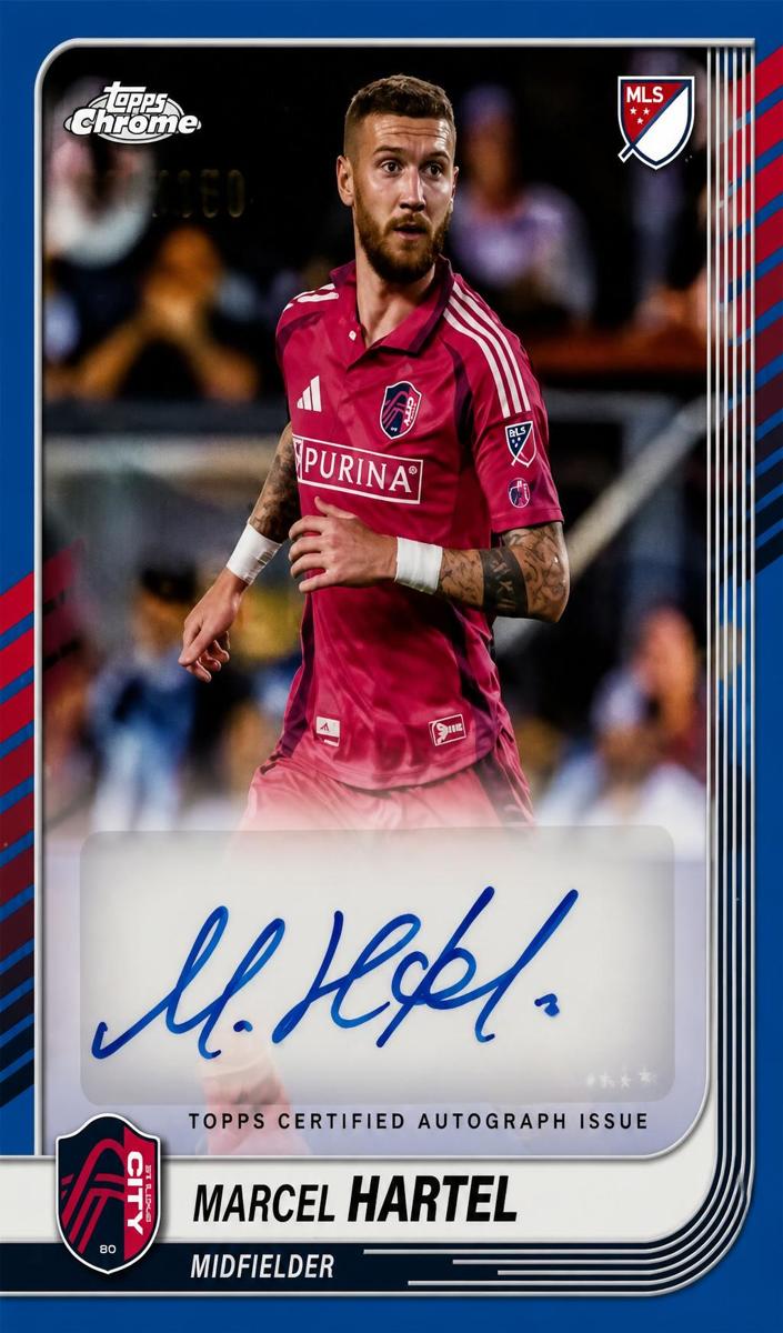 2025 Marcel Hartel [Blue Wave Refractor] #CA-MH