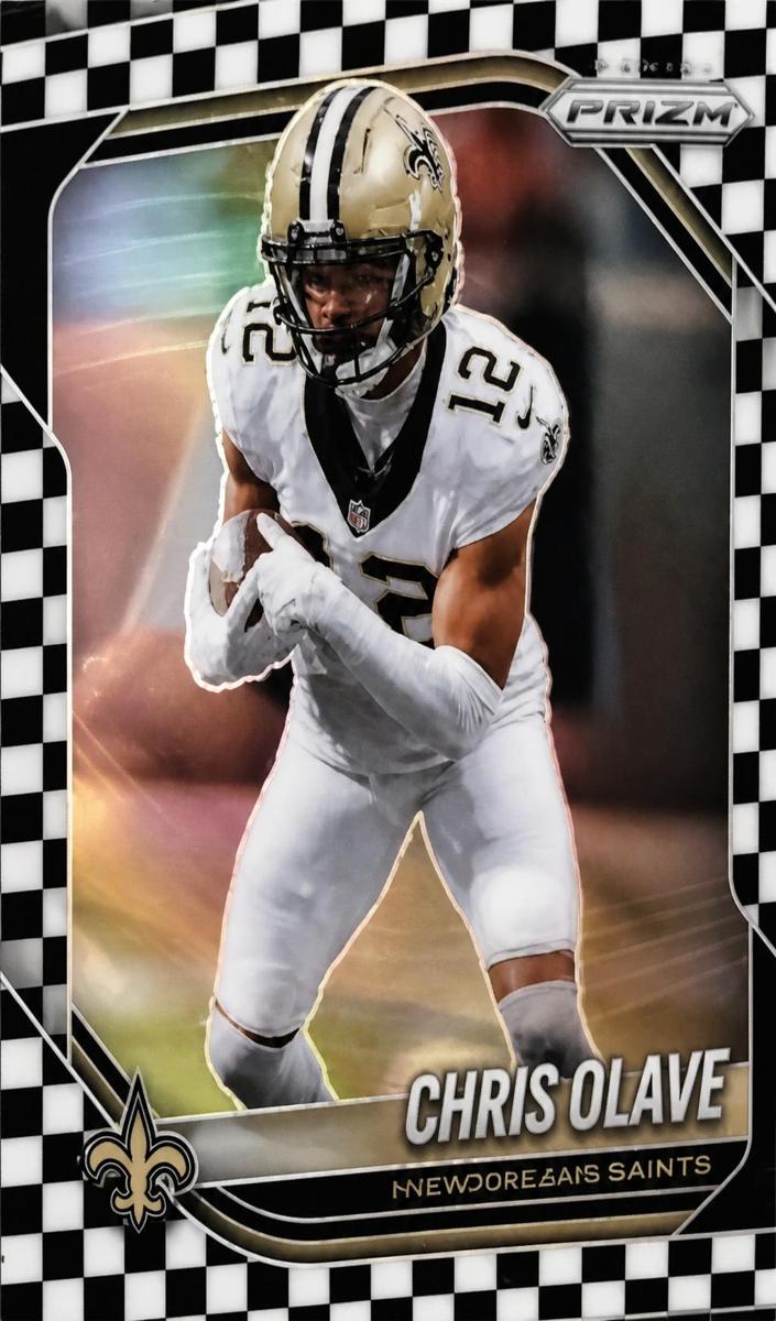 Chris Olave 2025 Prizm Football card