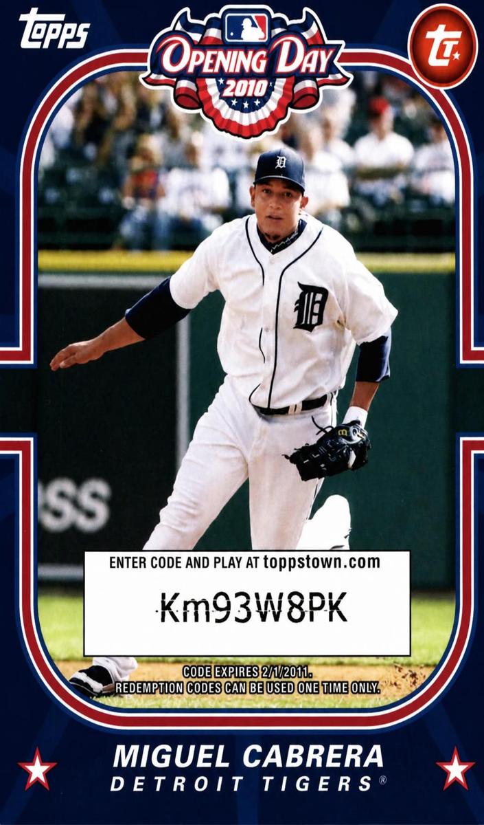 2010 Miguel Cabrera #TTS11