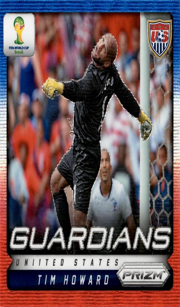 2014 Panini Prizm World Cup Tim Howard [Blue] #24 card
