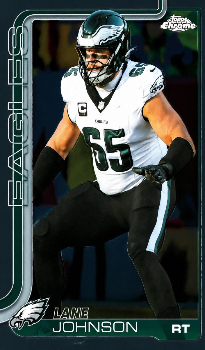 2025 Lane Johnson [Leather Gold] #246