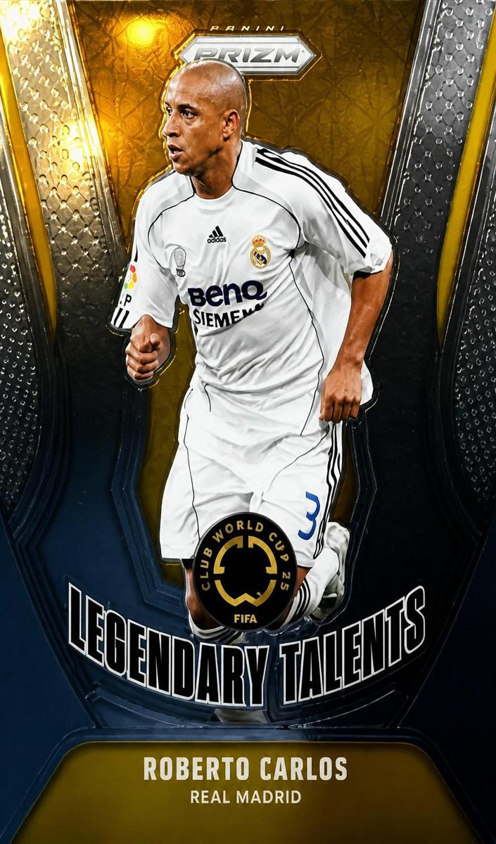2025 Panini Prizm FIFA Club World Cup Roberto Carlos #19 card