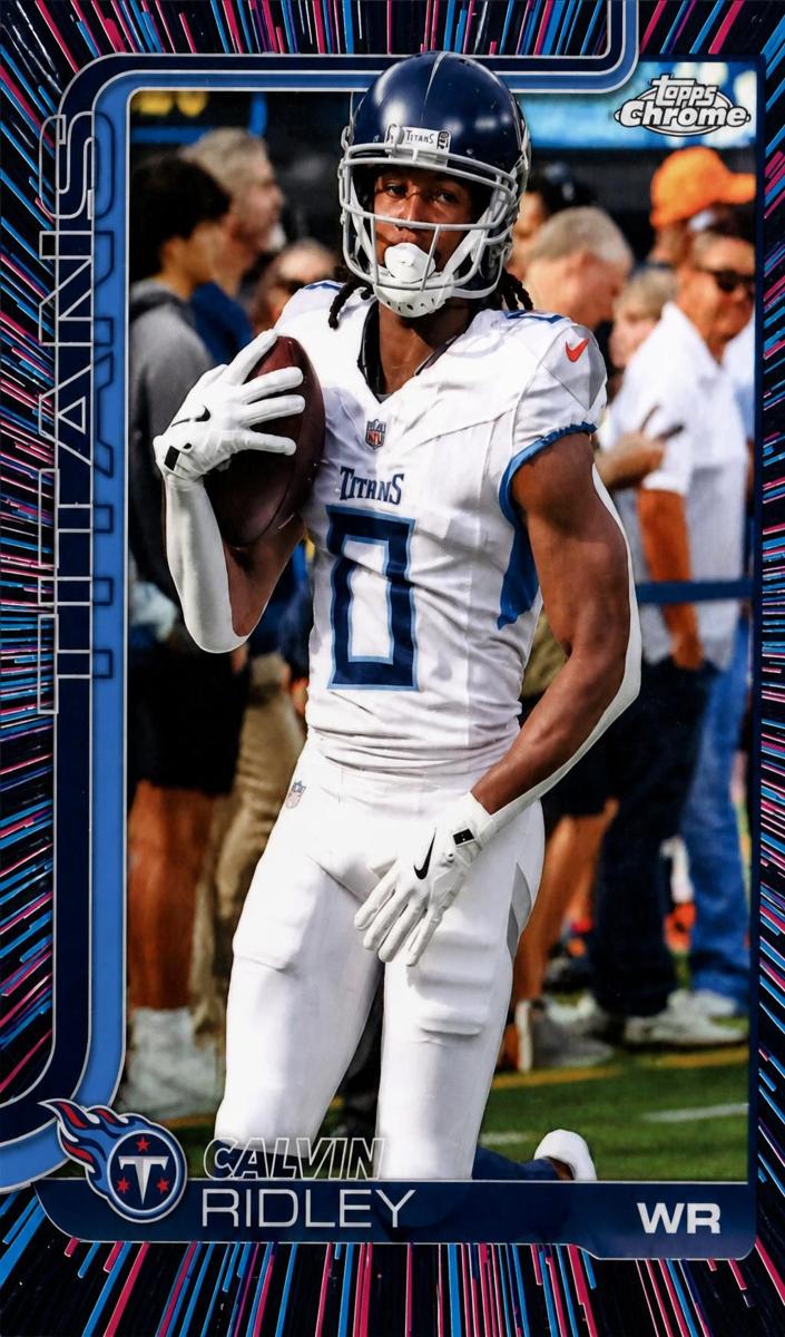 Calvin Ridley 2025 Topps Chrome Football card