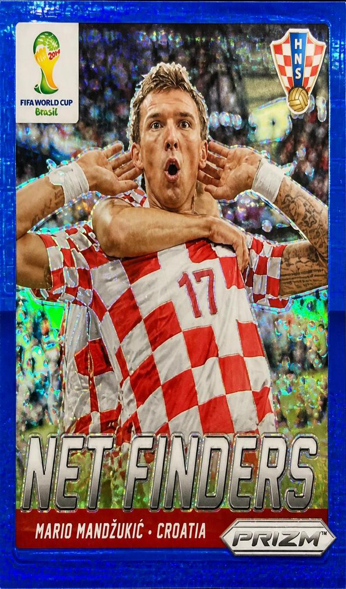 2014 Panini Prizm World Cup Mario Mandzukic [Blue] #15 card