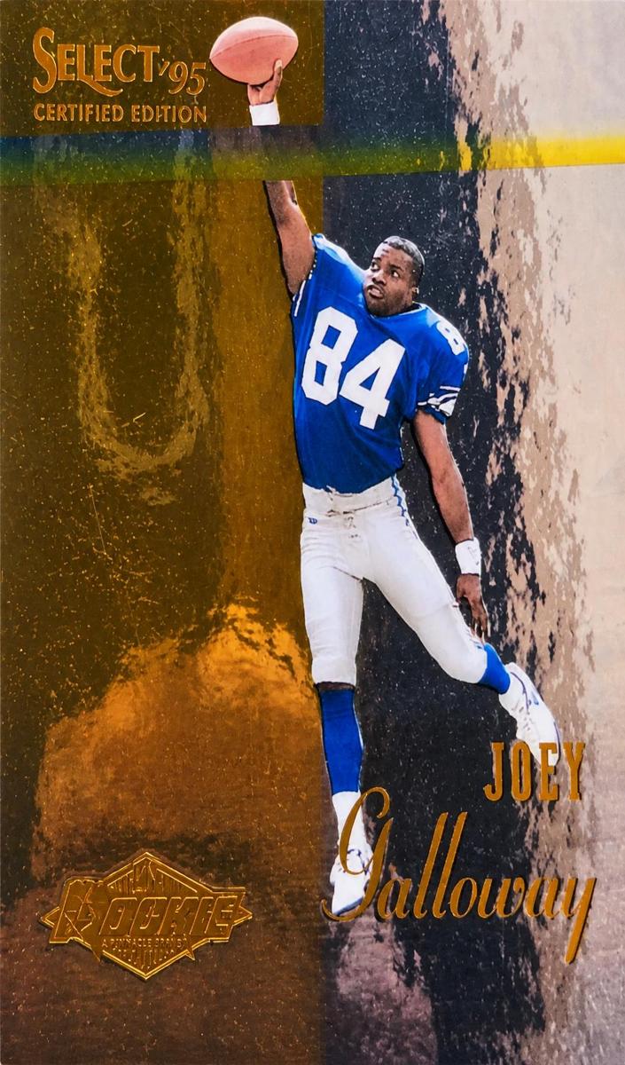 1995 Select Certified Joey Galloway [Mirror Gold] #135 card