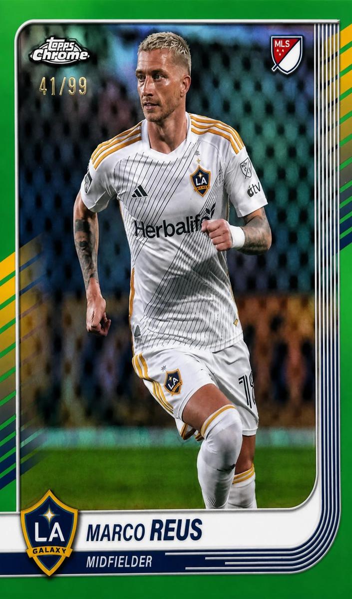 Marco Reus 2025 Chrome MLS Soccer card