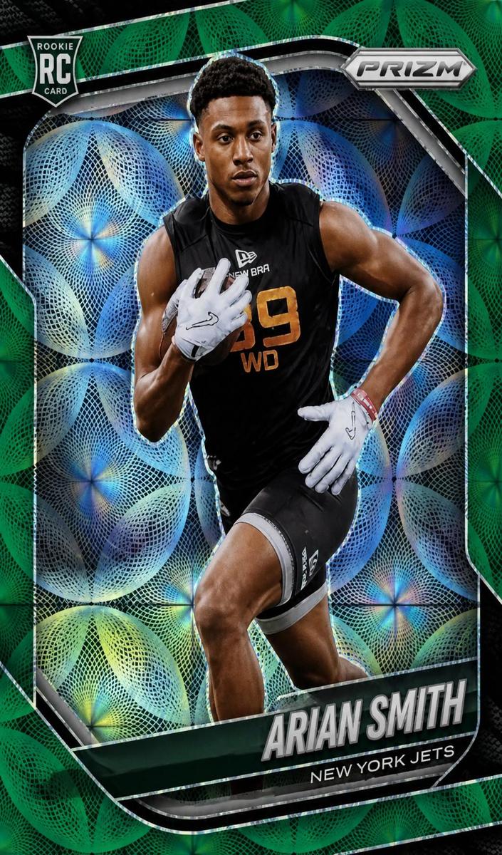 Arian Smith 2025 Prizm Football card