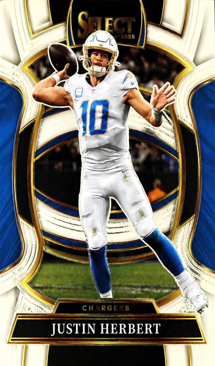 Justin Herbert 2025 Select Football card