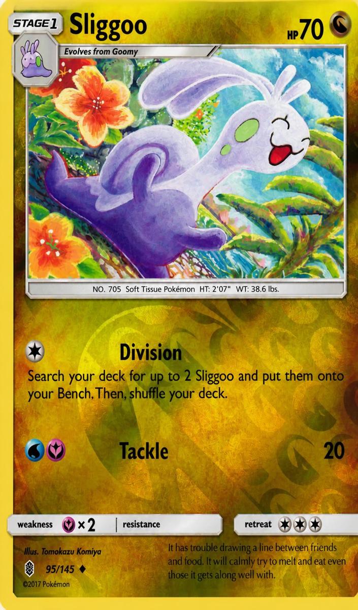 Sliggoo 2017 Pokemon Sun & Moon Guardians Rising Reverse Foil