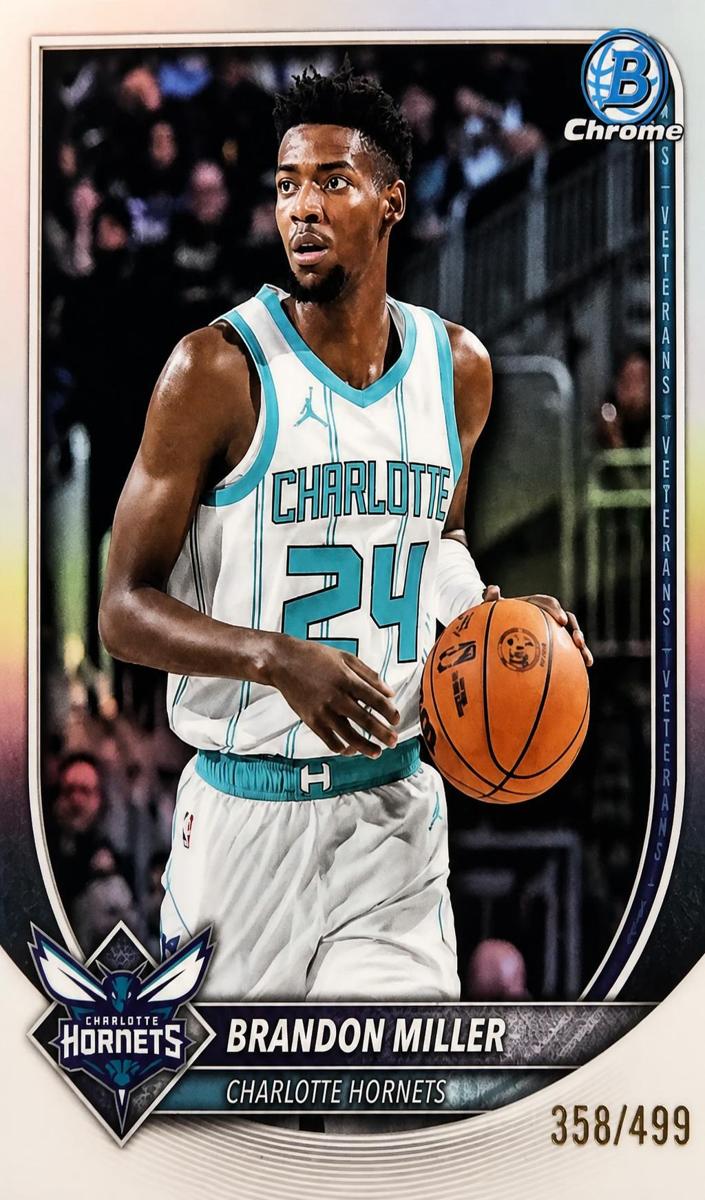 Brandon Miller 2025 Bowman Basketball card