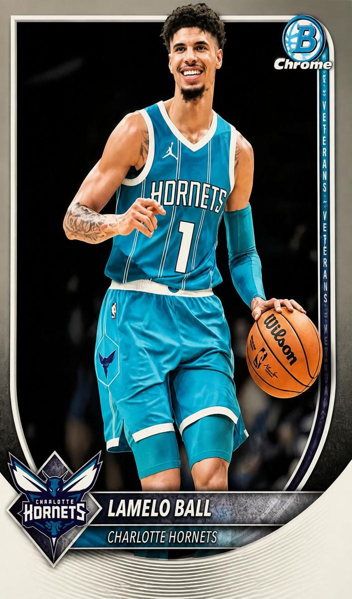 LaMelo Ball 2025 Bowman Basketball card
