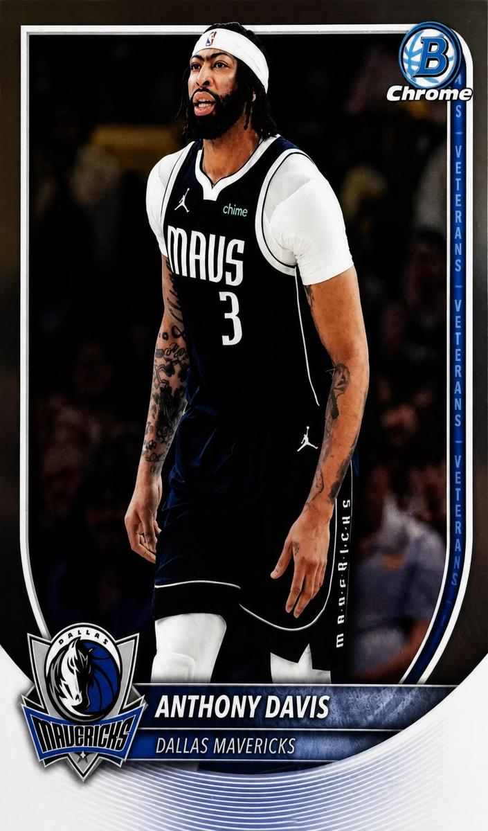 Anthony Davis 2025 Bowman Basketball card