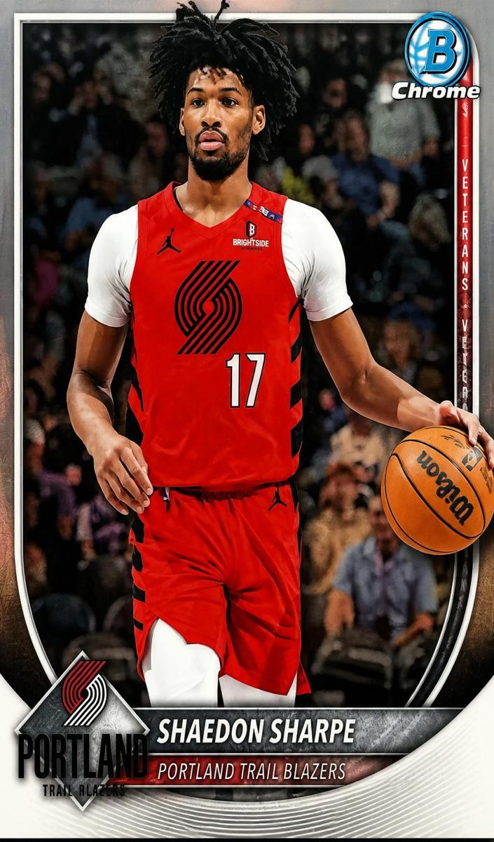 Shaedon Sharpe 2025 Bowman Basketball card
