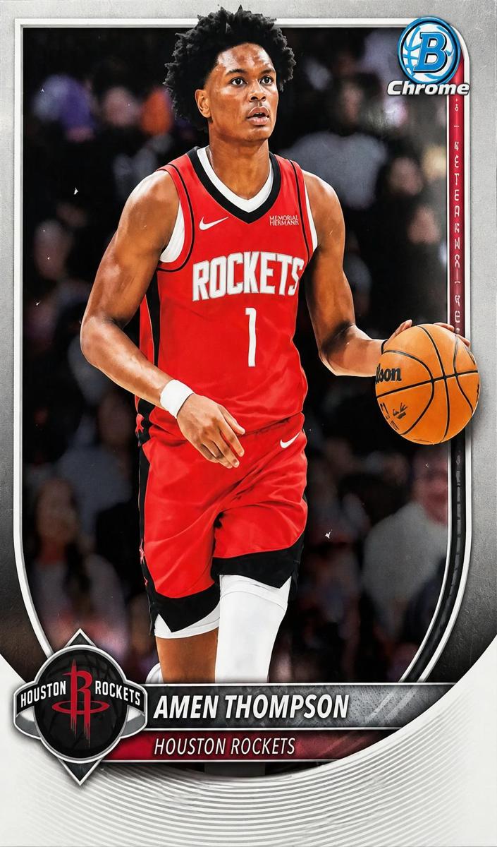 Amen Thompson 2025 Bowman Basketball card