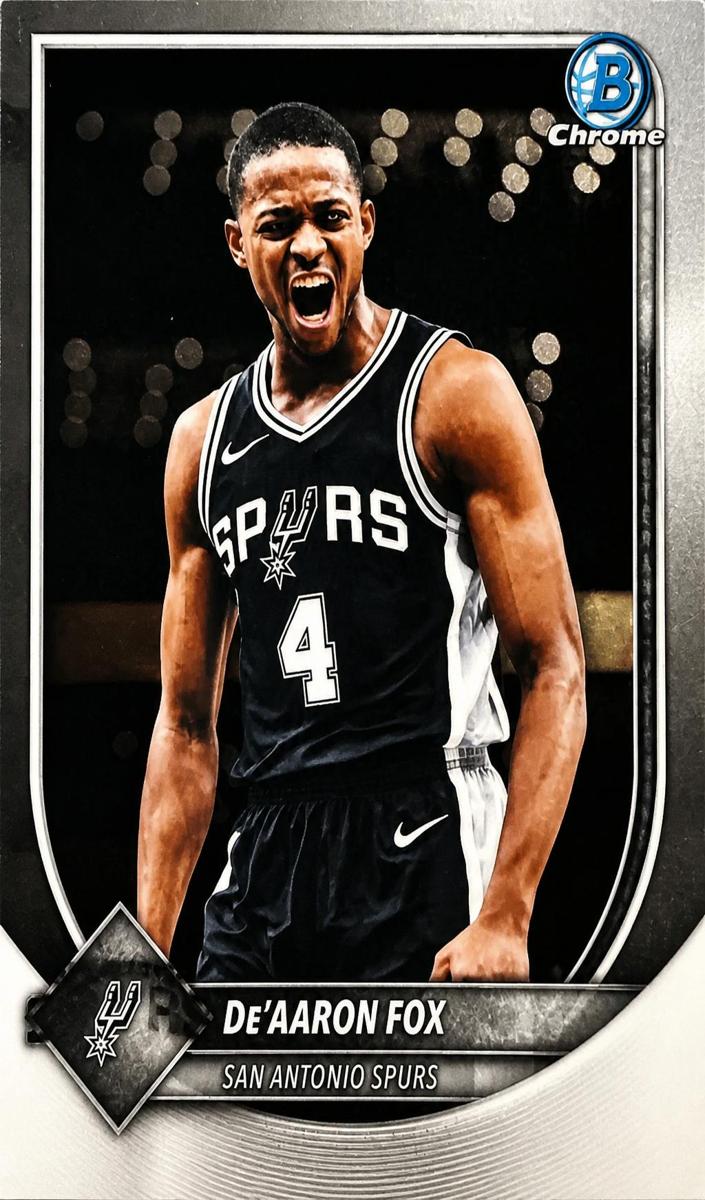 De'Aaron Fox 2025 Bowman Basketball card