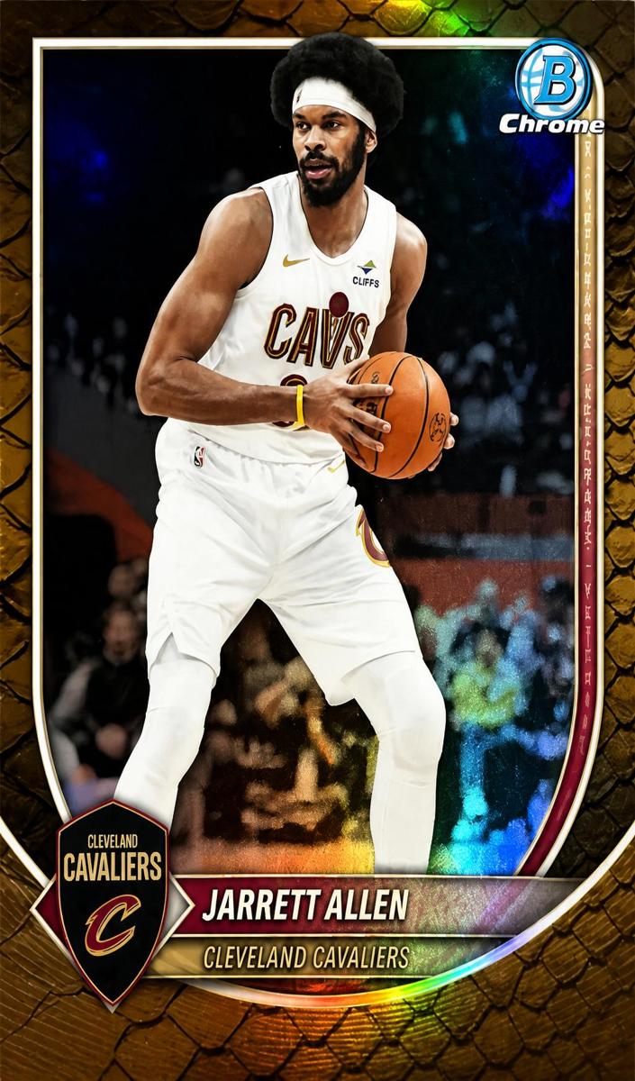 Jarrett Allen 2025 Bowman Basketball card