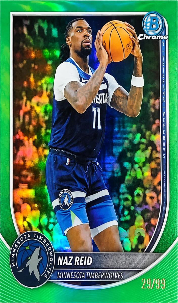 Naz Reid 2025 Bowman Basketball card