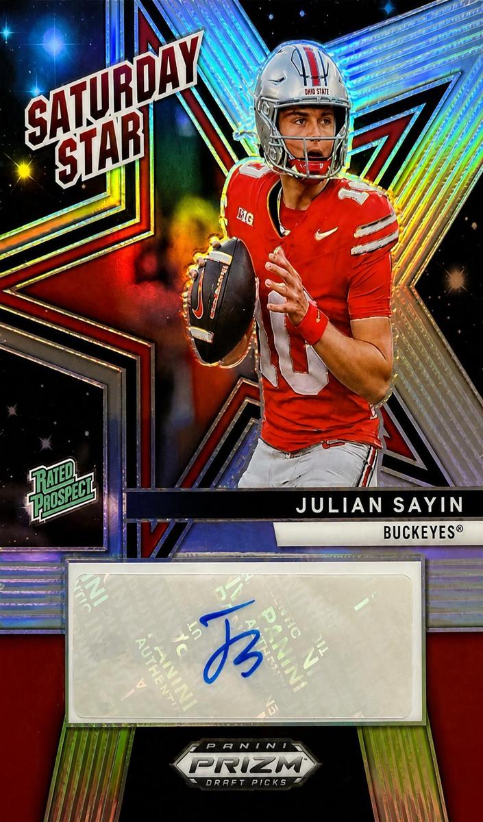 2025 Panini Prizm Draft Picks Julian Sayin #SSS-JSN card