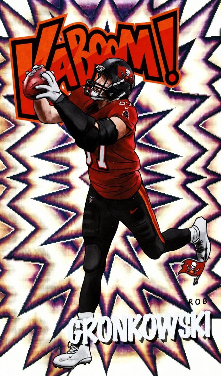 2020 Panini Absolute Rob Gronkowski #KRG card