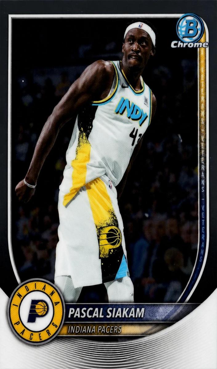 Pascal Siakam 2025 Bowman Basketball card